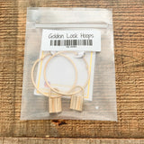 The Styled Collection Golden Lock Hoops