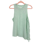 Pre-Owned Nike Dri-Fit Heathered Mint Green Exposed Back Tank- Size M