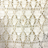 Cream Crochet Shawl- One Size Fits Most (See Notes)