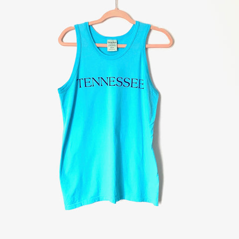 Comfort Wash Blue “Tennessee” Tank Top- Size S