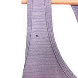 Lululemon Lilac Striped Back Cut Out Racerback Tank- Size ~S (see notes)