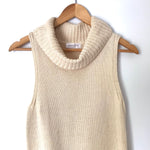 Vestique Turtleneck Sweater Knit Tank- Size S