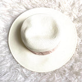 Impressions Ivory Paper Hat NWT- One Size