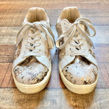 Soda Snakeskin Star Embossed Sneakers- Size 10