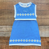 Cygnet Living Blue Daisy Rosie Combed Cotton Dress- Size 2T