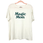 The Mommest Cream/Green Magic Mom Tee- Size XL