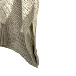Old Navy Tan/Cream Striped Cowl Neck Sweater- Size XS