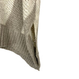 Old Navy Tan/Cream Striped Cowl Neck Sweater- Size XS