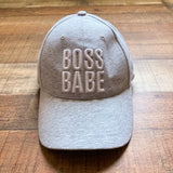 Tone It Up Heather Gray Boss Babe Baseball Cap