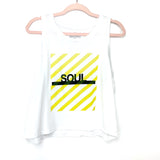 SoulCycle White Soul Tank- Size L (see notes)