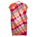 Goodthreads Sherbert Tie Dye Fleece Short-Sleeve Cocoon Dress NWT- Size S