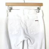 Hudson White Flare Jeans- Size 26 (Inseam 35”) see notes