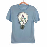 Love In Faith Light Blue "Let Your Light Shine Matthew 5:16" T-Shirt- Size S (See Notes)
