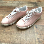 Z Organic Self Love "Fierce" Edition Pink Leather Sneakers- Size 39 (see notes)