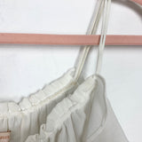 Skies Are Blue Off White Top- Size M (See Note)