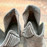 Vince Camuto Taupe Back Lace Booties- Size 9 (See Notes)