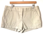 J. Crew Khaki Chino Shorts- Size 12