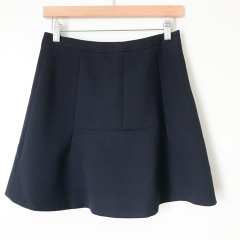 J Crew Navy Fit and Flare Skirt- Size 0