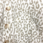 Show Me Your Mumu Animal Print Denim Romper- Size XL (see notes, sold out online)