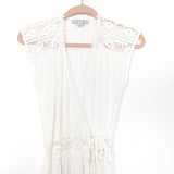 Favlux White Gauze and Crochet Detail Dress- Size S