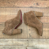 Vince Camuto Tan Frasitta Booties- Size 8