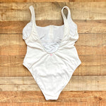 Stoney Clover x Target White Heart Button Padded One Piece- Size XL (see notes)