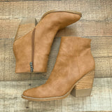 ARider Girl Brown Leather Booties- Size 7 (see notes)