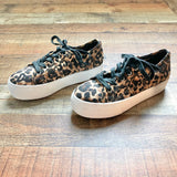 Steve Madden Animal Print Platform Sneakers- Size 8.5 (sold out online, brand new condition!)