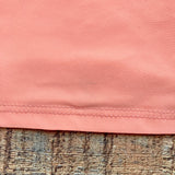 Pink Desert Orange Dreamsicle High Neck Racerback Zipper Padded Midkini Top- Size XL (see notes)