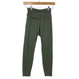 Savvi Olive Leggings- Size XS (Inseam 22”)