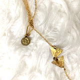 No Brand Gold Triangle Pendant Necklace