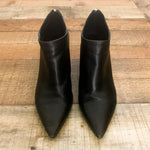 Manila Grace Black Red Heel Ankle Booties- Size ~10 (see notes)