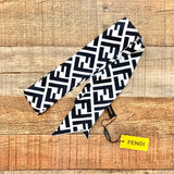 Fendi Black/White Silk Bandeau NEW