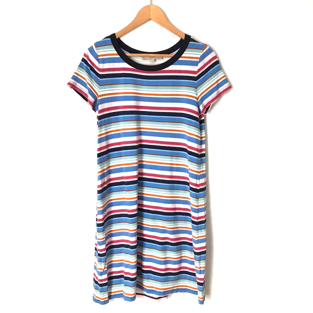 LOFT Striped T-Shirt Dress- Size XS – The Saved Collection LOFT Striped T-Shirt Dress- Size XS – The Saved Collection