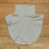 No Brand Striped Faux Turtleneck