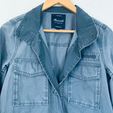 Madewell Grey Cargo Pocket Jacket- Size S