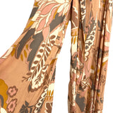 Olivaceous Printed Tie Back Jumpsuit NWT- Size S
