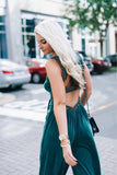 Kendall + Kylie Green Exposed Back Jumpsuit- Size S (see notes)