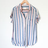 American Eagle Striped Button Up- Size XS