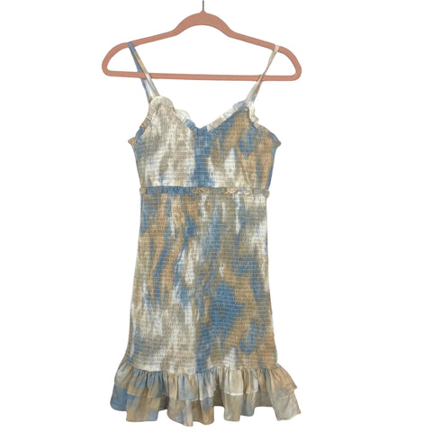 Style Rack Tie-Dye Smocked Bodycon Dress- Size M