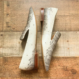 Franco Sarto Snakeskin Print Leather Loafers- Size 6.5 (LIKE NEW)