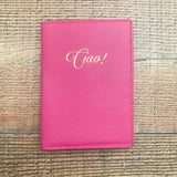 Boulevard Magenta "Ciao!" Passport/Card holder NWT