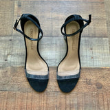 Cecconello Clear Strap and Heel Ankle Strap Sandal- Size 7