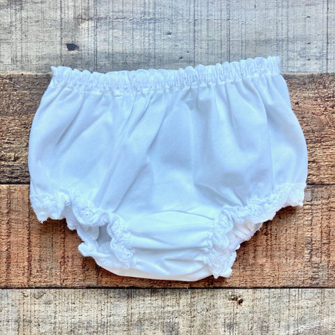 Little Things White Lace Hem Bloomers- Size S