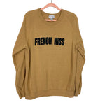 Ellandemm Tan French Kiss Crewneck Sweatshirt- Size L (See Notes- Sold Out Online!)