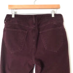 Curves 360 by NYDJ Purple Boost Skinny Crop Jean with Raw Hem- Size 10 (Inseam 25.5”)