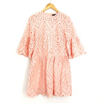 Simplee Pink Eyelet Dress NWT- Size S (see notes)