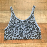 Lulus Periwinkle Animal Print Bra- Size XS/S (We Have Matching Bottoms)
