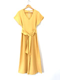 Vestique Mustard Jumpsuit NWT- Size S