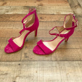 Antonio Melani Magenta Open Toe Heels- Size 6.5